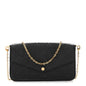 Empreinte Pochette Felicie Chain Wallet Black