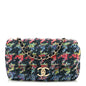 Knit Mini Rectangular Flap Multicolor