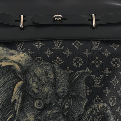 Savane Monogram Elephant Chapman Steamer Backpack Encre