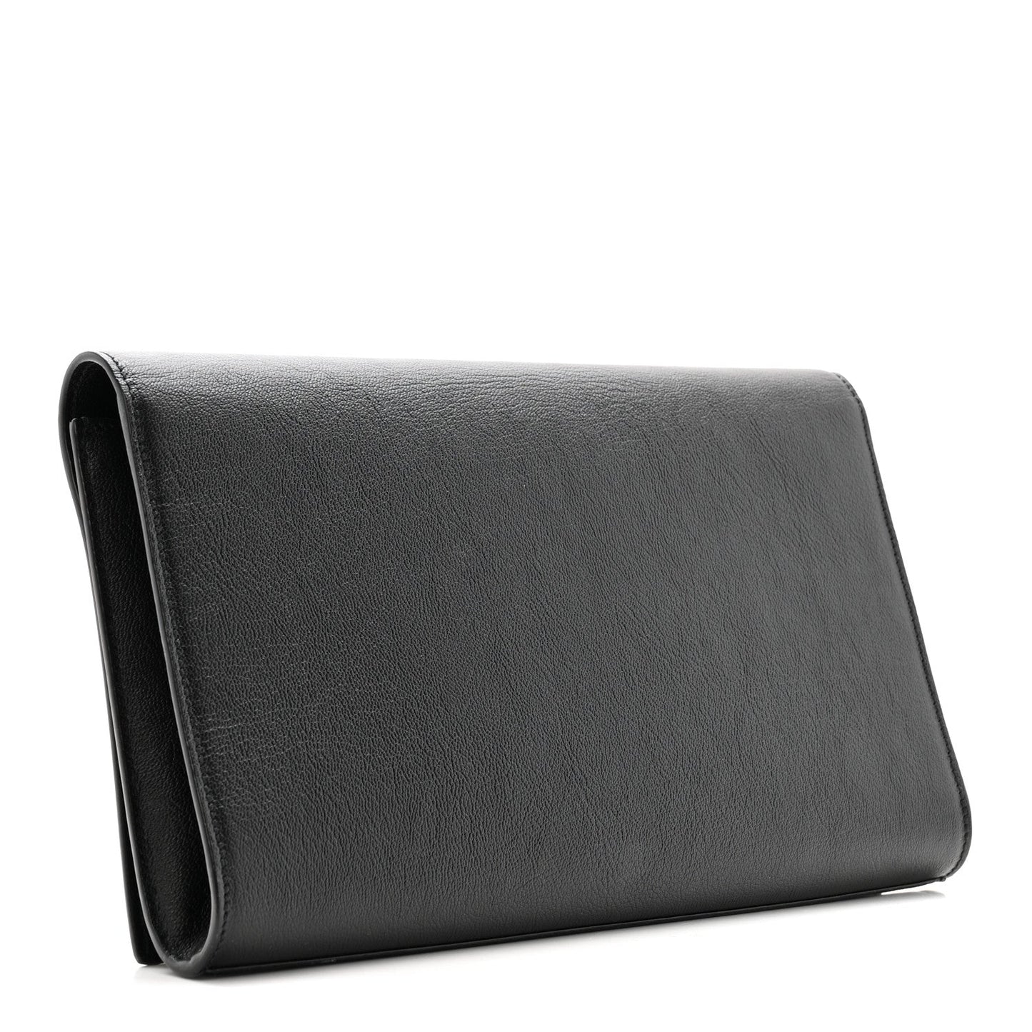 Calfskin Monogram Large Belle De Jour Clutch Black