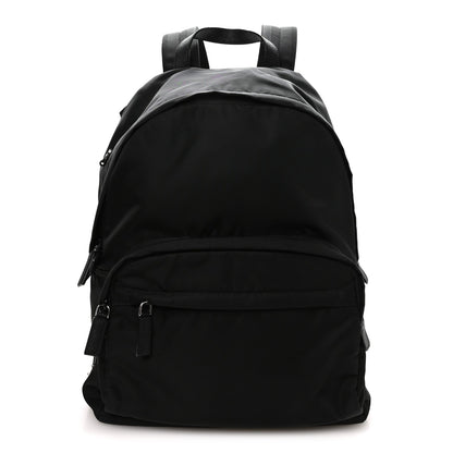Tessuto Nylon Saffiano Day Backpack Black