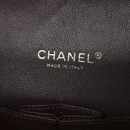 Caviar Quilted Maxi Double Flap Black