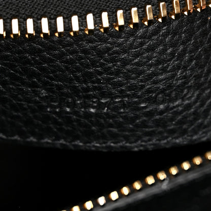 Calfskin Buckley Duffle Bag Black
