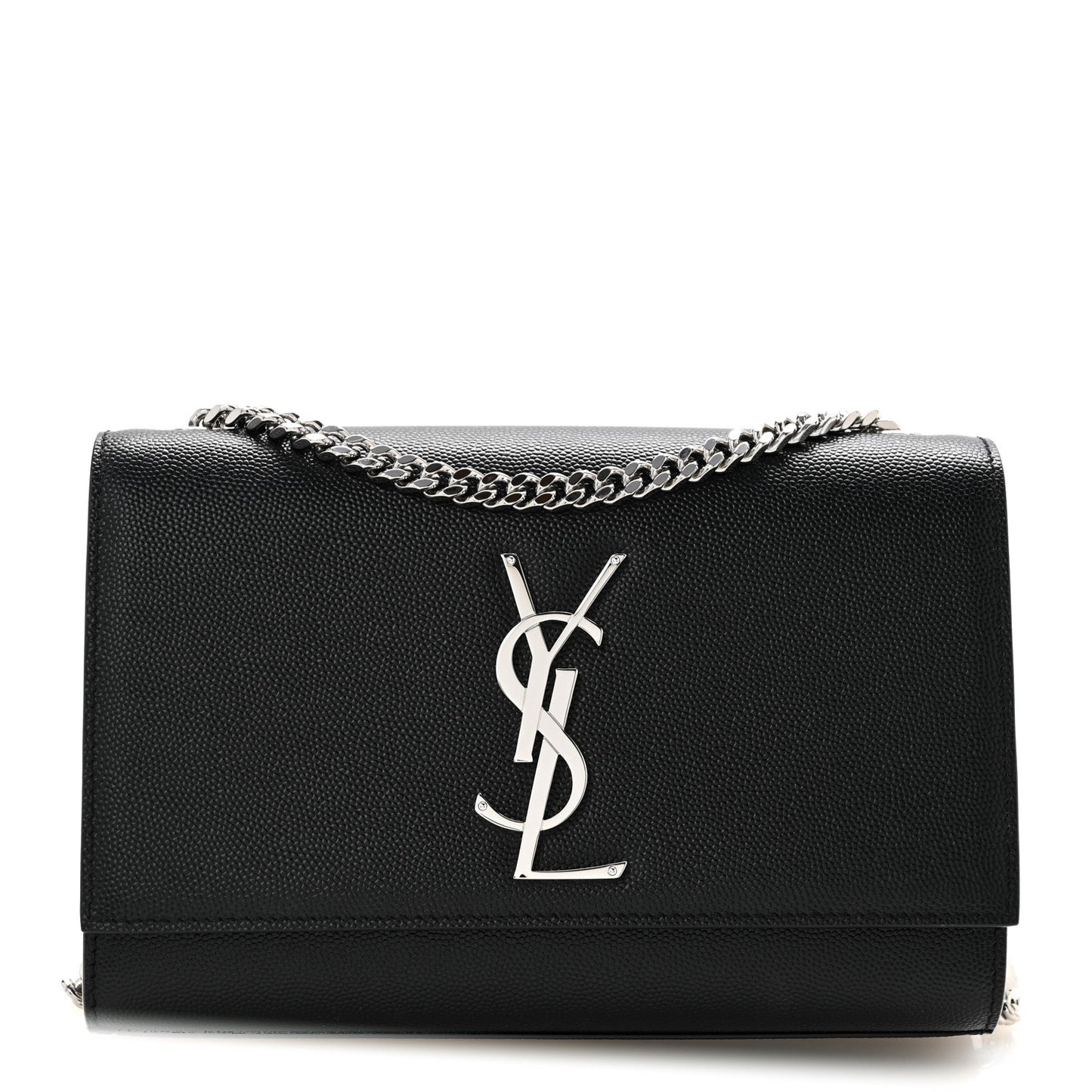 Grain De Poudre Small Monogram Kate Satchel Black