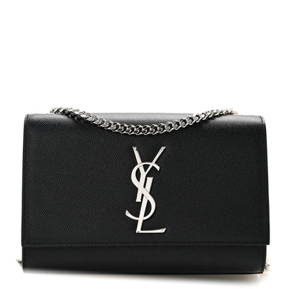 Grain De Poudre Small Monogram Kate Satchel Black