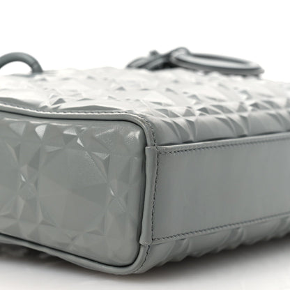Calfskin Cannage Diamond Medium Lady D-Joy Grey