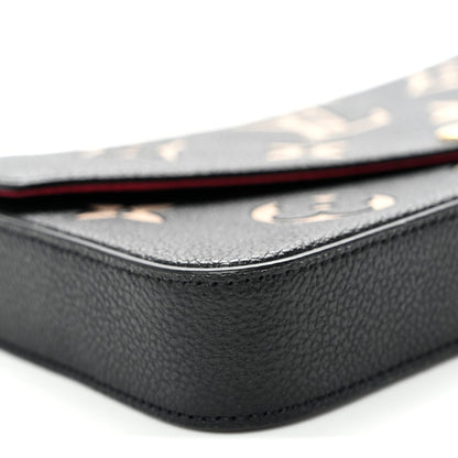 Empreinte Monogram Giant Felicie Pochette Black Beige