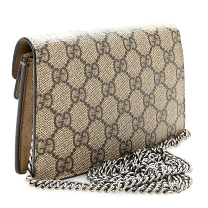 GG Supreme Monogram Super Mini Dionysus Shoulder Bag Taupe