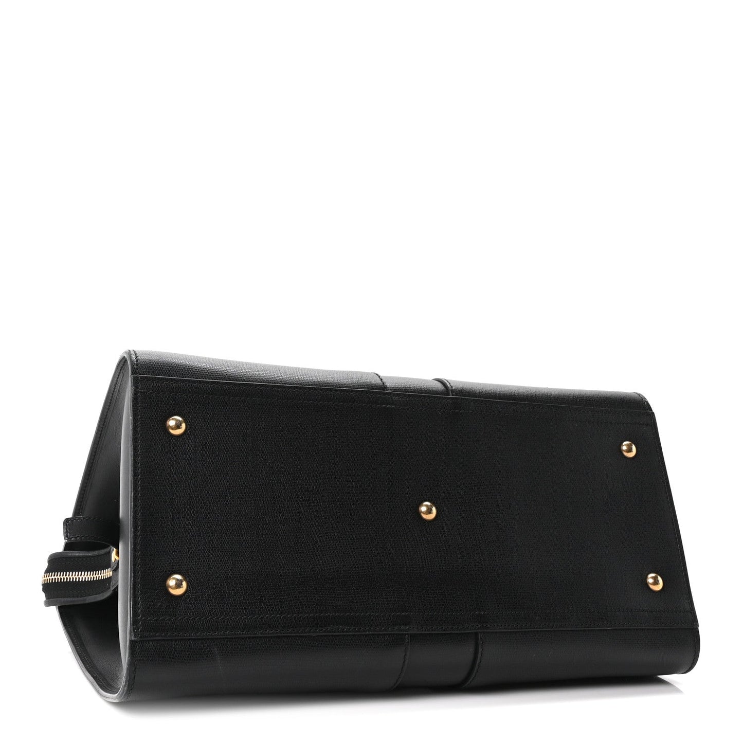 Textured Calfskin Medium Cabas ChYc Black