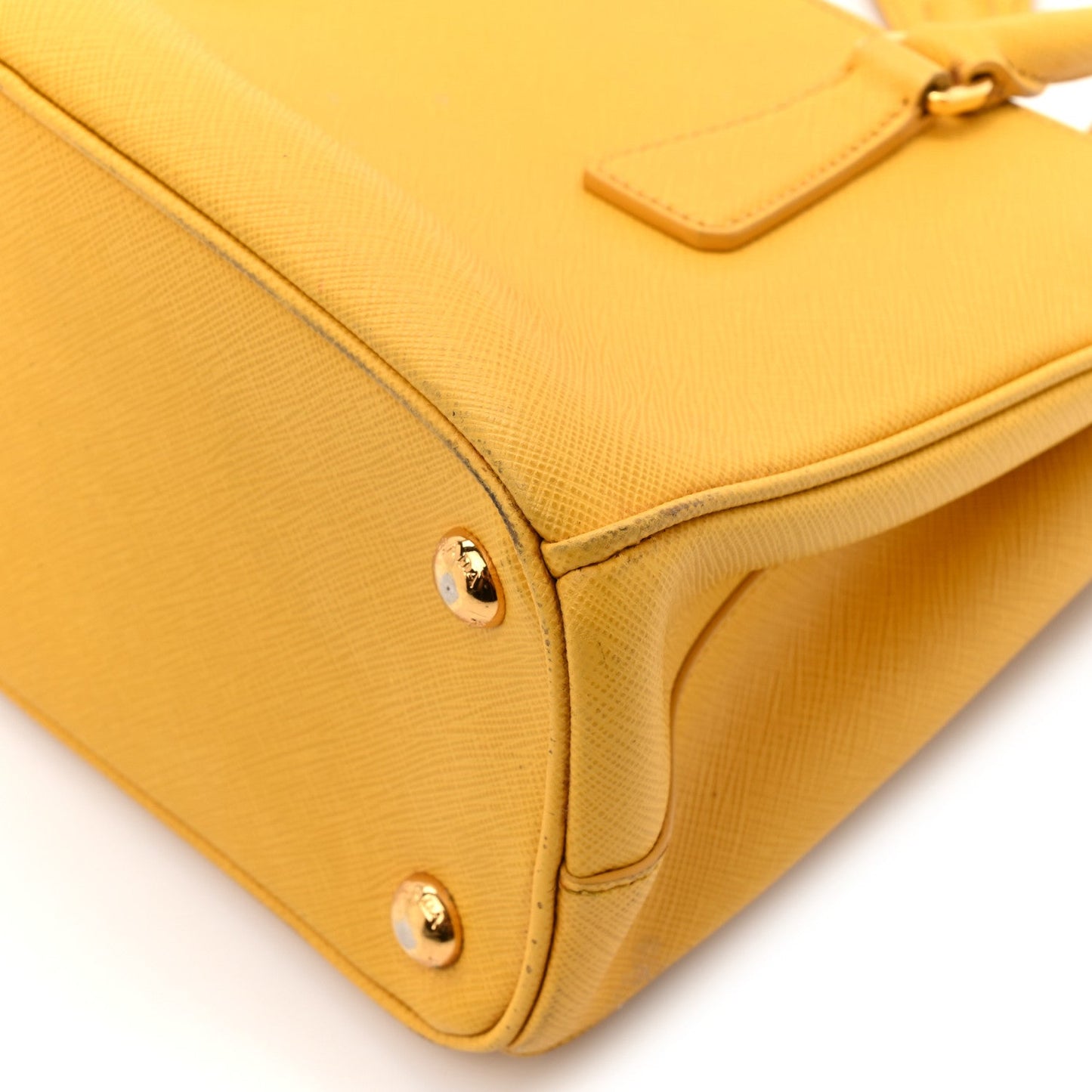 Saffiano Lux Small Galleria Double Zip Tote Soleil