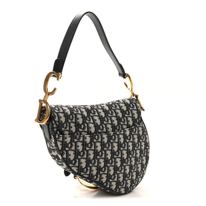 Oblique Saddle Bag Blue