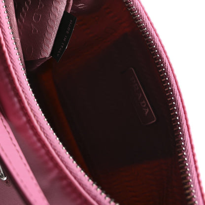 Tessuto Nylon Saffiano Mini Re-Edition 2005 Bag Begonia