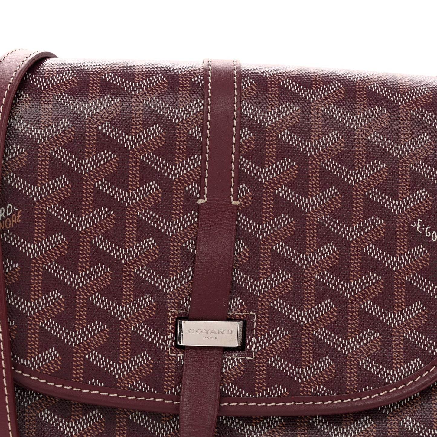 Goyardine Belvedere II PM Messenger Bag Bordeaux