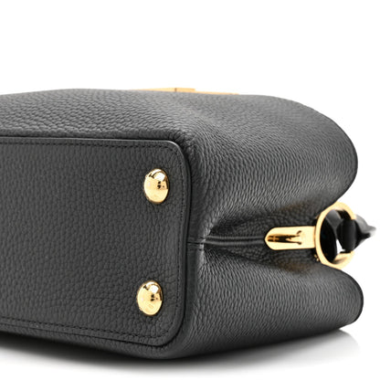 LV X TM Taurillon BB Capucines Black