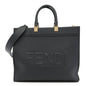 Vitello Cher Logo Debossed Medium Fendi Sunshine Shopper Tote Real Tempesta