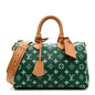 Calfskin Monogram Speedy P9 Bandouliere 30 Green