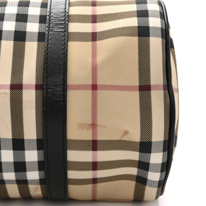 Nova Check Barrel Bag Black