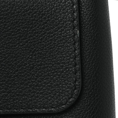 Calfskin Lockme Mini Backpack Black