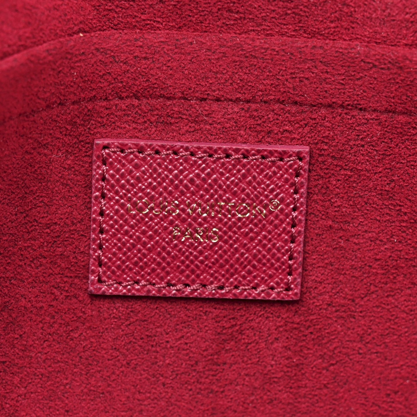 Monogram Pochette Felicie Chain Wallet Fuchsia
