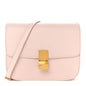 Liege Calfskin Medium Classic Box Flap Bag Pale Pink