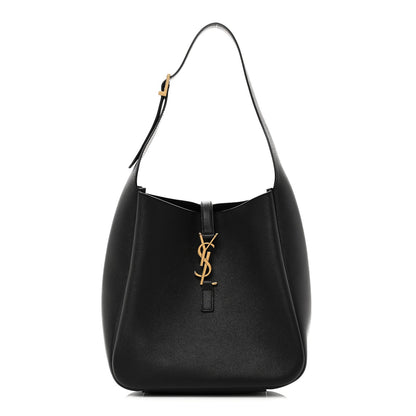 Smooth Calfskin Small Le 5 A 7 Soft Hobo Black