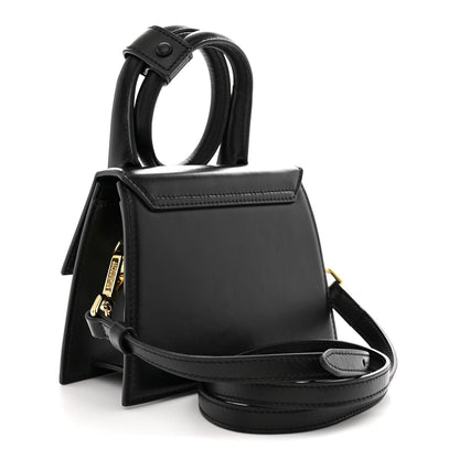 Smooth Calfskin Le Chiquito Noeud Black