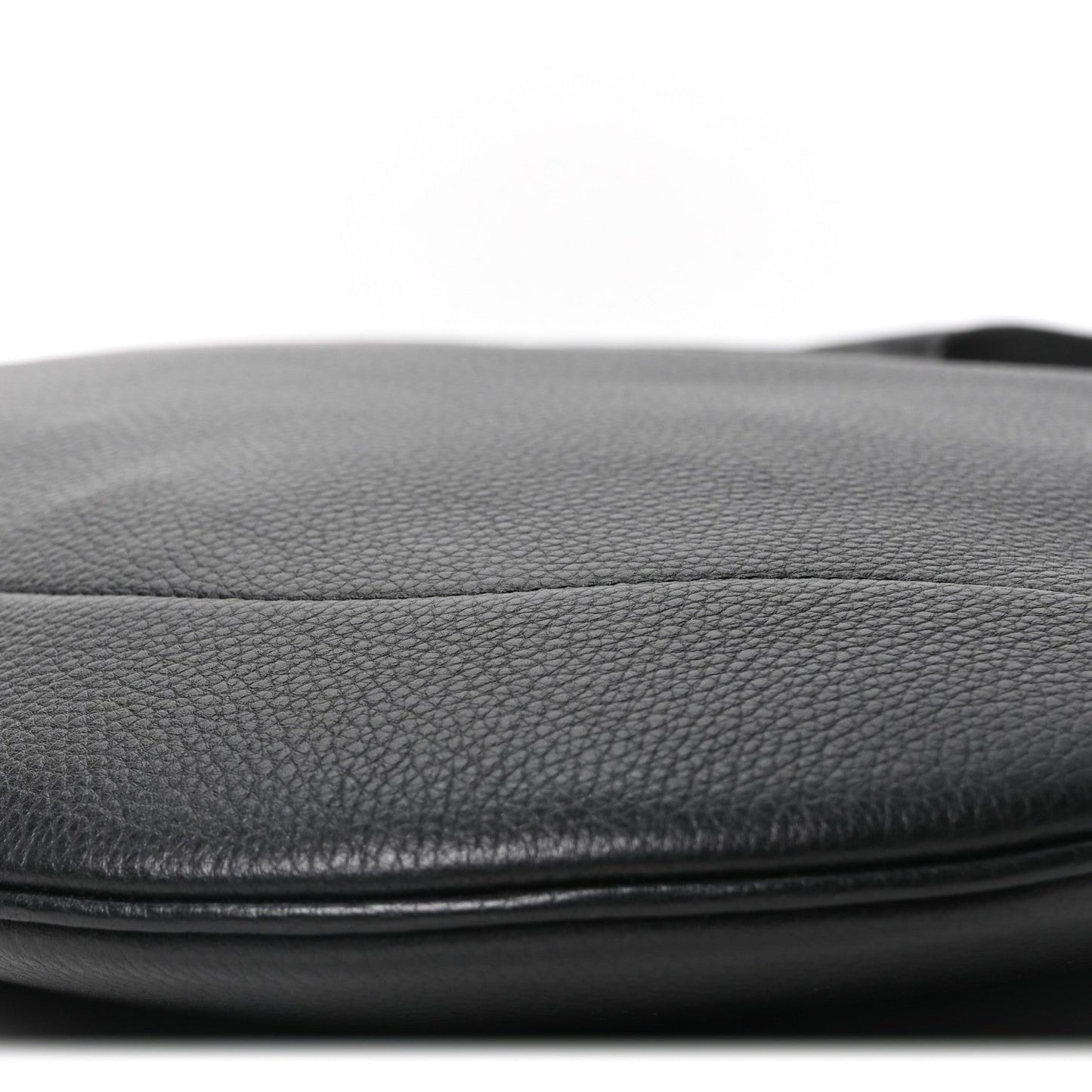 Soft Grained Calfskin Maxi B Hobo Black