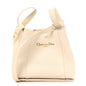 Calfskin Medium Signature Bucket Bag Latte