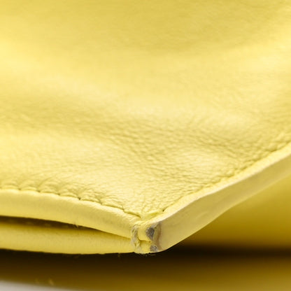 Calfskin Mini BV Twist Yellow