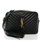 Calfskin Matelasse Monogram Lou Camera Bag Black