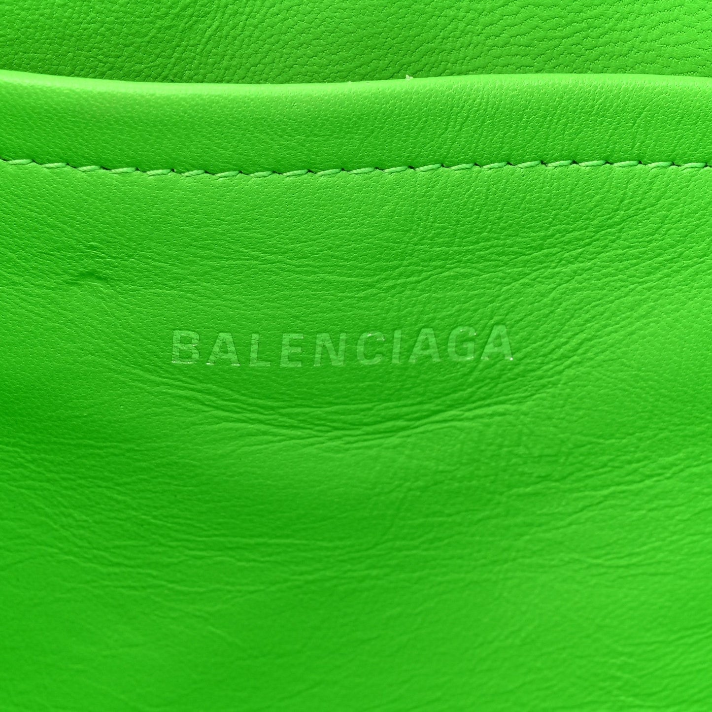 Nylon Lambskin Woven Small Ibiza Basket With Strap Green