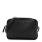 Pebbled Calfskin Shoulder Bag  Black