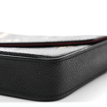 Empreinte Monogram Giant Felicie Pochette Black Beige