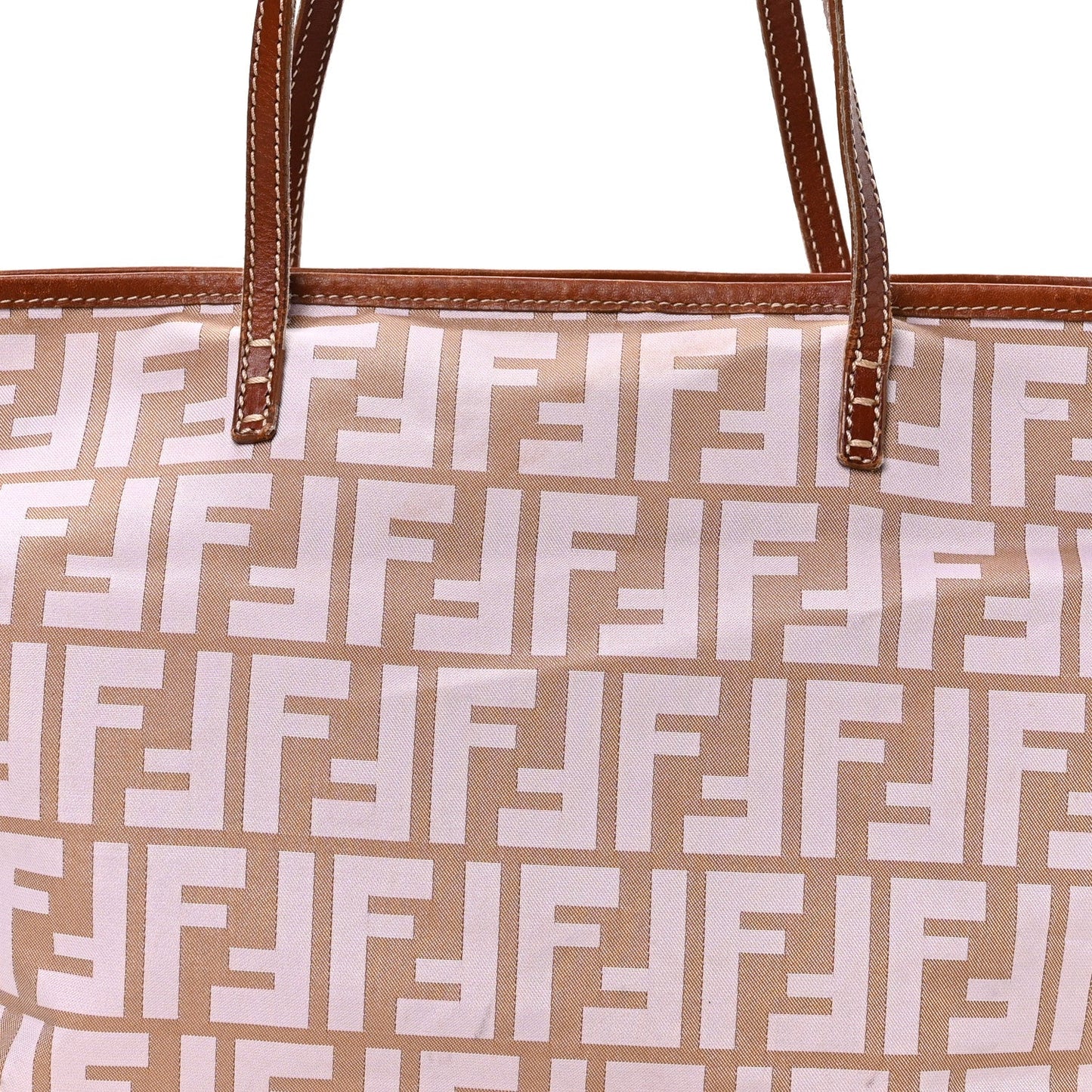 Zucca Roll Tote Beige Brown