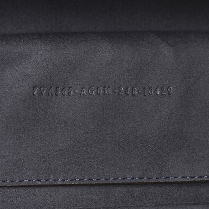 Recycled Fabric Jacquard Vitello King FF 1974 Baguette Soft Trunk  Blue