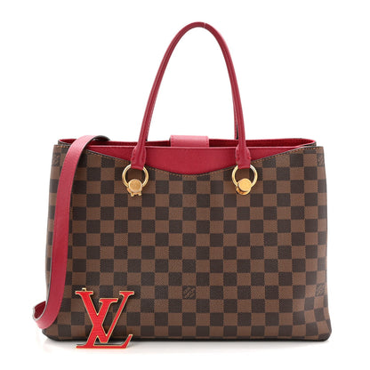 Damier Ebene LV Riverside Lie De Vin