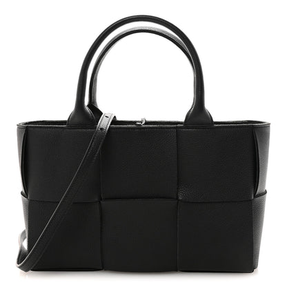 Nappa Maxi Intrecciato Arco Tote Black