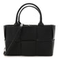 Nappa Maxi Intrecciato Arco Tote Black