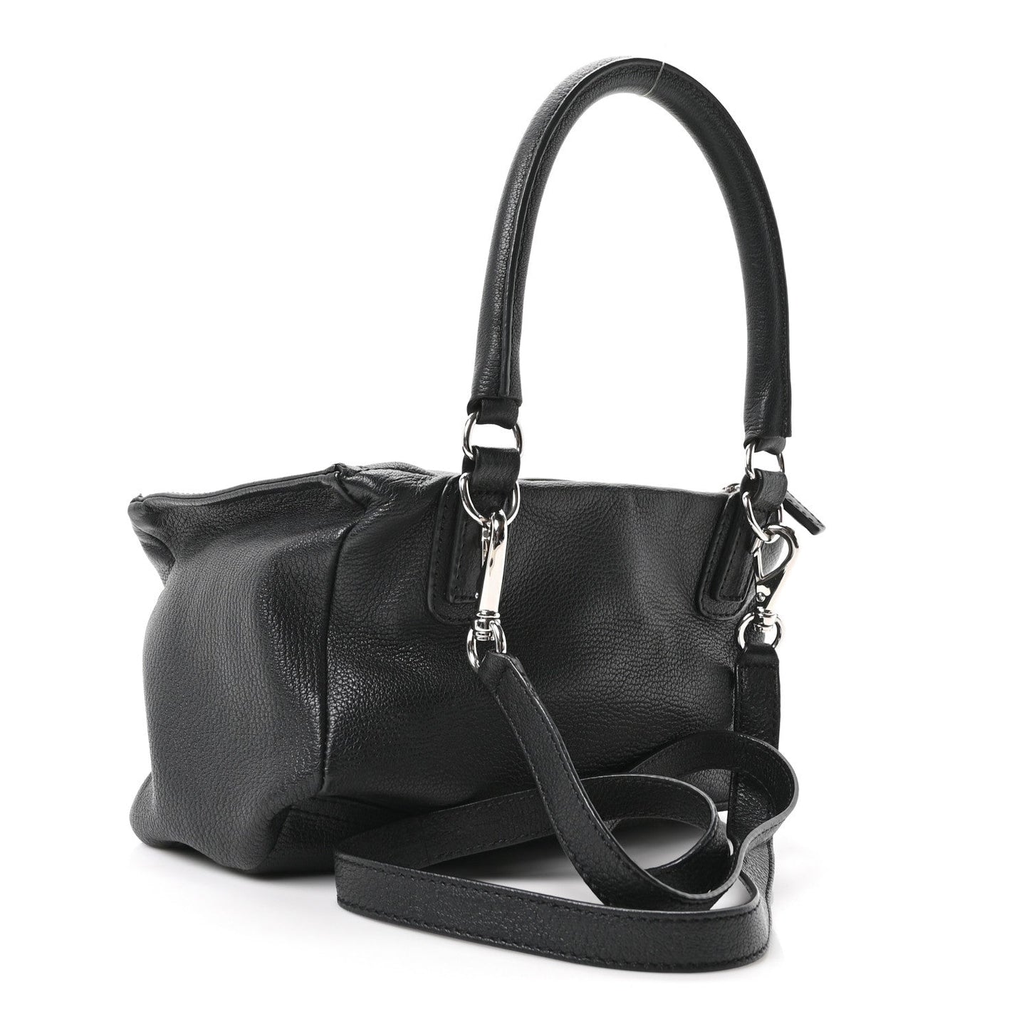 Sugar Goatskin Small Pandora Black