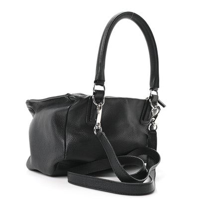 Sugar Goatskin Small Pandora Black