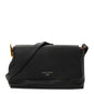 Grained Calfskin Low Key Messenger Black