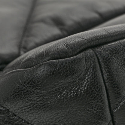 Goatskin Quilted Medium Chanel 19 Flap Black