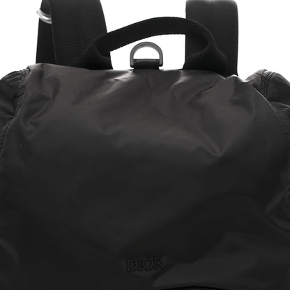 Nylon Saddle Backpack Black