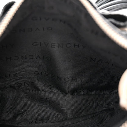 Lambskin Tassel Hobo Black