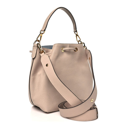 Calfskin Lockme Bucket MM Greige