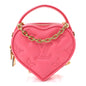 Calfskin Embroidered Monogram Pop My Heart Bag Pouch Dragon Fruit Pink