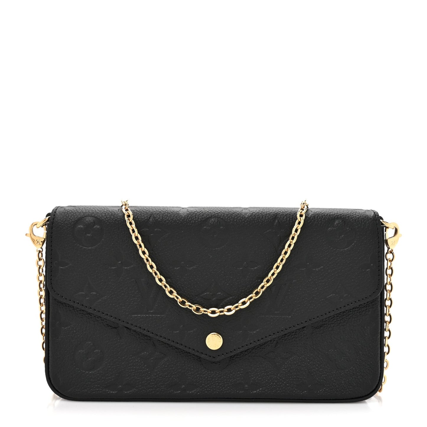 Empreinte Pochette Felicie Chain Wallet Black