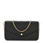 Empreinte Pochette Felicie Chain Wallet Black
