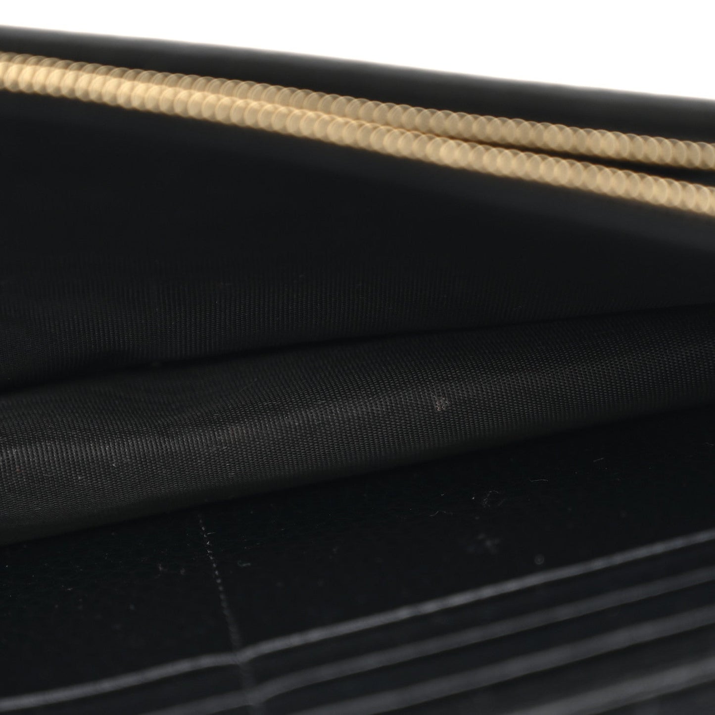 Calfskin Mini GG Marmont Chain Wallet Black