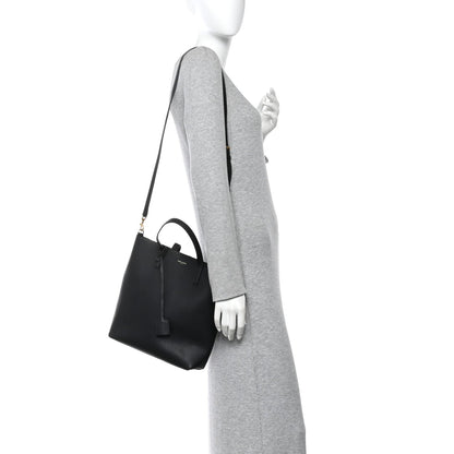 Calfskin Toy Shopping Tote Black